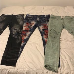 COPY - Men’s Distressed Denim Jeans waist size 34